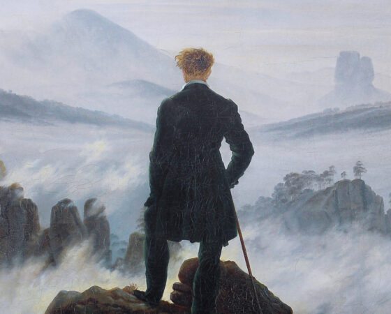 Gedachten op dinsdag: der Wanderer im Nebelmeer